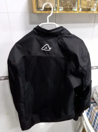 Chaqueta de moto negra Acerbis