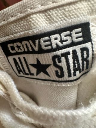 Converse all star blancas