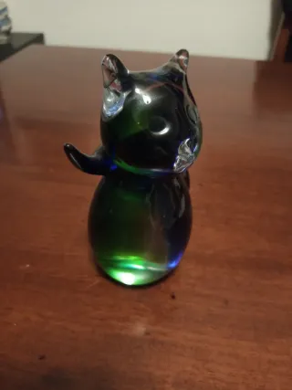 Gatto Vetro Murano Tecnica Sommerso