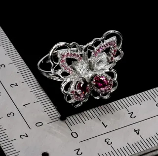 Anello Argento Sterling 925 con Pietre Naturali