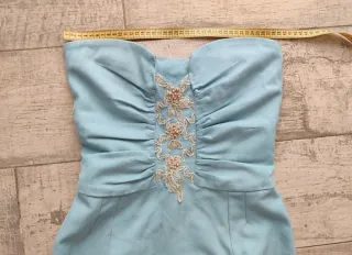 Vestido de evento azul