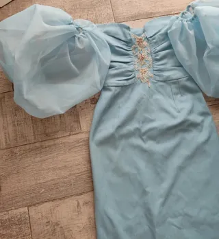 Vestido de evento azul