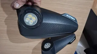 Cubremanos Acerbis LED Negro