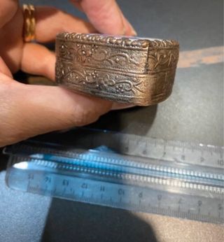 Portagioie vintage alpaca cuore