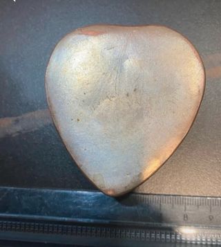 Portagioie vintage alpaca cuore