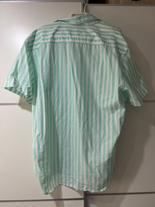 Camisa Rayas Menta Hombre Talla XL