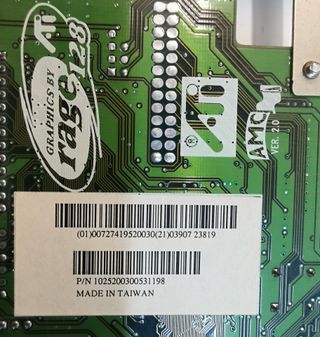 Scheda Video ATI - RAGE 128 AGP Graphics 8MB PN-10