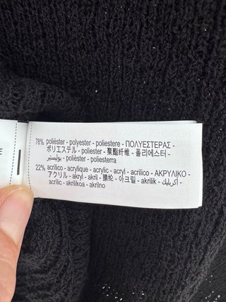Jersey Zara Negro - Nuevo