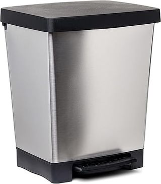 Tatay Cubo de Basura Cocina con Pedal Cubik Deco 21L | Interior y Exterior | Para Bolsas de 20L a 30L | Plástico Resistente Libr