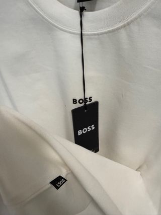 Camiseta BOSS blanca manga corta hombre