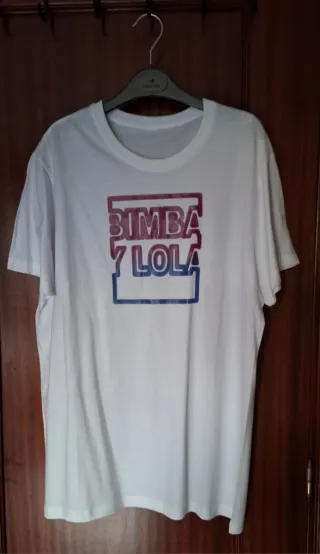 Camiseta BIMBA Y LOLA Mujer Blanca Multicolor