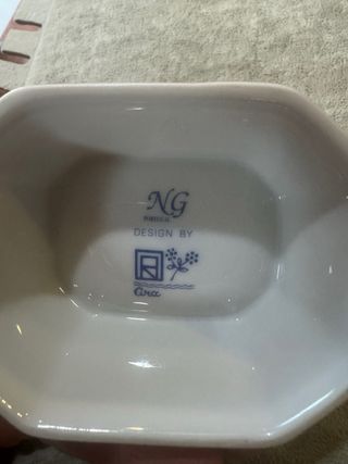 Saleiro NG, estilo Vista Alegre Porcelana