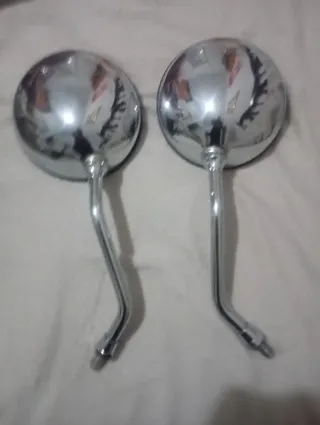 Espejos Retrovisores Moto Cromados