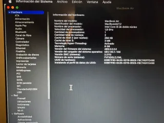 MacBook Air 2017 Plata