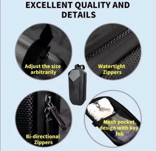 Bolsa Patinete Eléctrico Negra nueva