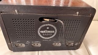 Radio Antigua Válvulas Optimus