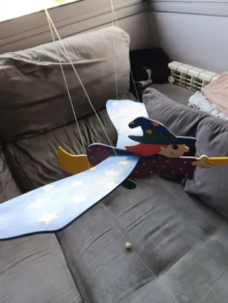 Decoración Bruja Voladora Colgante