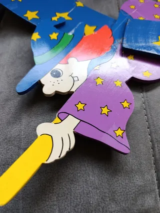 Decoración Bruja Voladora Colgante