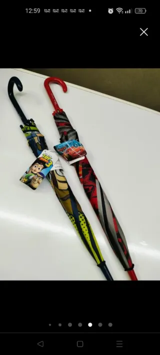 Paraguas Infantil Disney Lightning McQueen