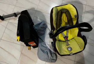 Maxi Cosi + Easyfix + Funda protectora