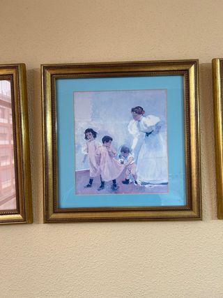 Láminas Sorolla Marco Dorado