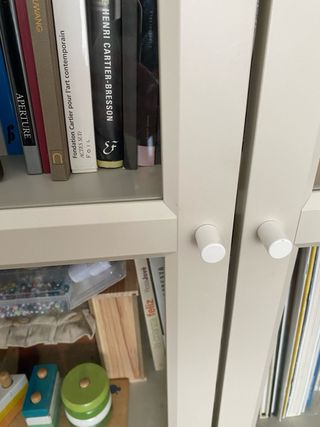 Estantería Billy Ikea con puertas cristal (2)