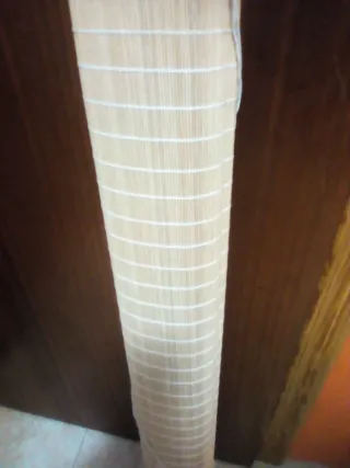 Estor enrollable bambú madera nuevo