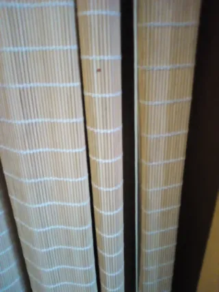 Estor enrollable bambú madera nuevo