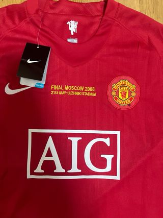 Camiseta Manchester United Nike Final Moscow 2008