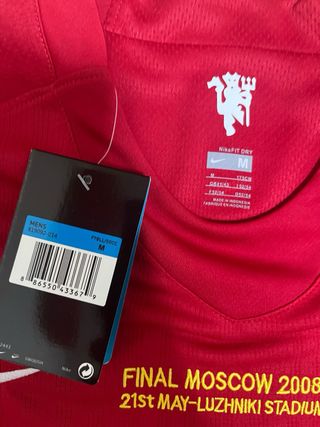 Camiseta Manchester United Nike Final Moscow 2008
