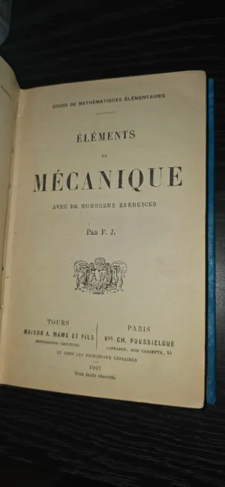 Lote 8 Libros antiguos Fisica Matematicas Quimica