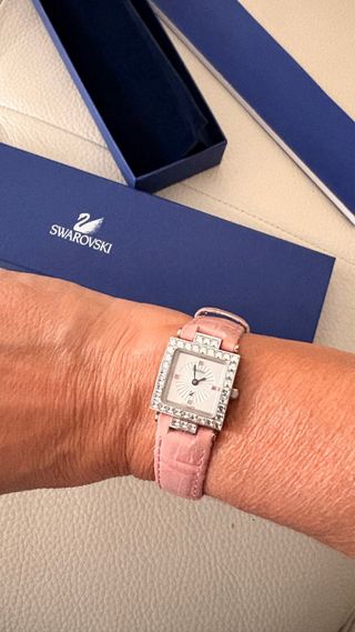 Reloj vintage retro de cristal de Swarovski mujer