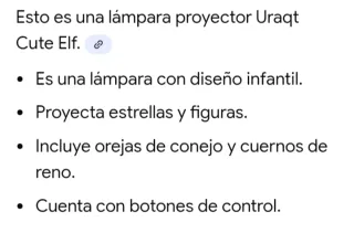 Lámpara Proyección Infantil URAQT