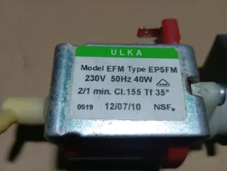 Bomba agua ULKA EFM EP5FM 230V 50Hz 40W