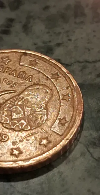 Moneda 1 Euro España Cervantes 1999