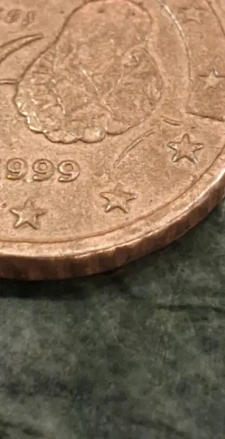 Moneda 1 Euro España Cervantes 1999