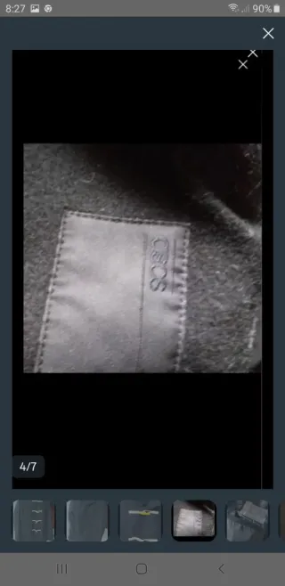 Trenca ASOS paño negra