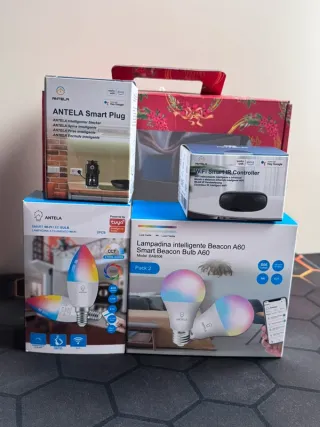 Set 2 Lampadine Smart ANTELA WiFi Tuya