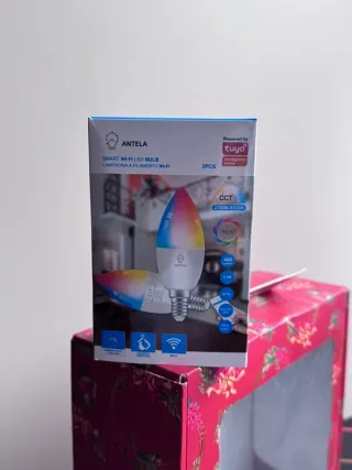 Set 2 Lampadine Smart ANTELA WiFi Tuya