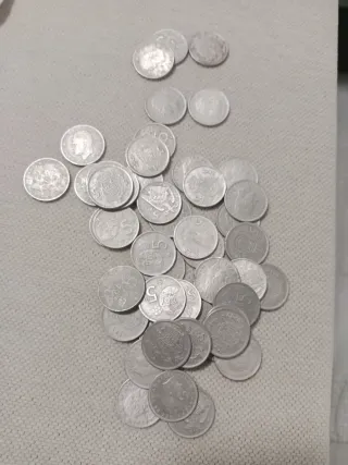 Monedas 5 Pesetas Colección.1 euro por 3 monedas