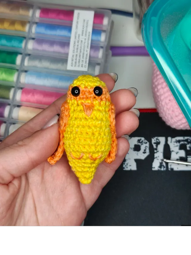 Pajarito Crochet Llavero