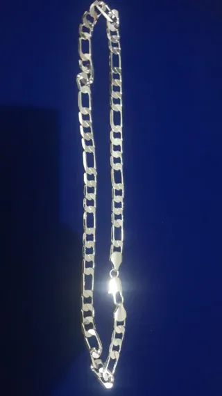 Cadena Cubana 6mm de Plata 925 Unisex 65cm (26”)