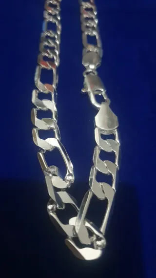 Cadena Cubana 6mm de Plata 925 Unisex 65cm (26”)