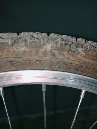 Bicicleta azul infantil