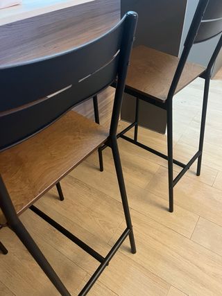 EN MADRID 3 taburetes altos ikea Sandsberg