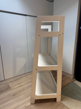 Estantería HERNING 3 baldas blanca