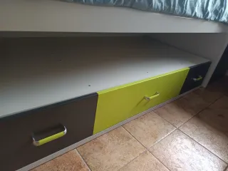 Cama nido 190cm con cajones + colchones