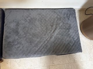 Cama viscoelástica para perros gris