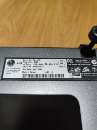 Proyector LG RD-JT51 Plata