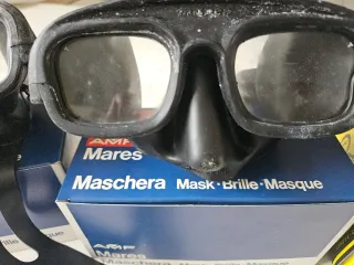 Lotto 3 maschere sub AMF Mares Ventosa Lince